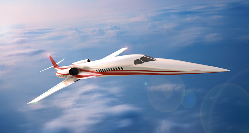 Illustration for article titled First Supersonic Private Jet Sold to Obviously-Very-Rich Guy